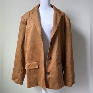 NWT Altar'd State Tan Suede Jacket XL